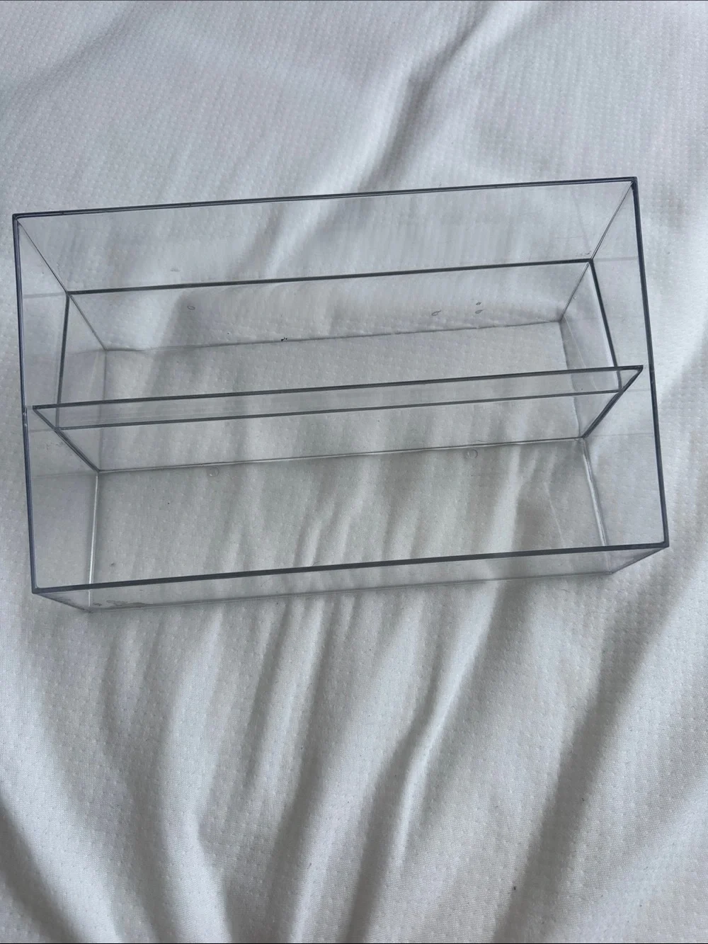 Clear Acrylic Bathroom Organizer Shelf - Transparent